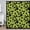 Green, variant on MIZHONA Black and White Shower Curtain Vintage Rose Floral Waterproof Fabric Bathroom Curtain 72x72 in