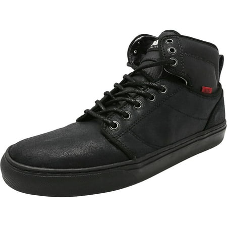 Vans Men's Alomar Bomber Black / Mid-Top Leather Fashion Sneaker - 7.5M ...