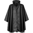 thumbnail image 1 of Poncho impermeable ANYOO, ligero, reutilizable, negro, 1 of 6