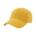 thumbnail image 3 of Solid Corduroy 100% Cotton Vintage Unisex Baseball Adjustable Polo Trucker Cap Hat Featuring Classic 6-Panel Ginger, 3 of 4