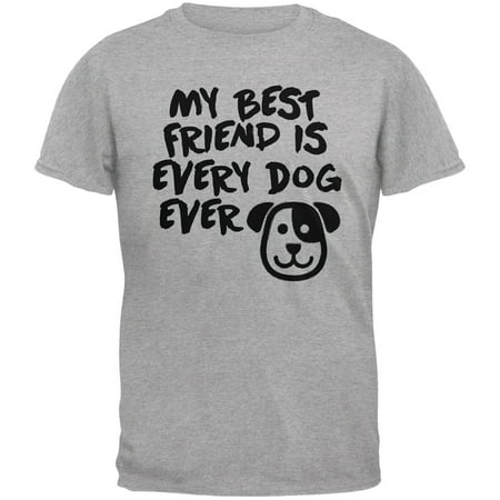 My Best Friend Is Every Dog Ever Grey Youth (Best Friend Infinity Shirts)