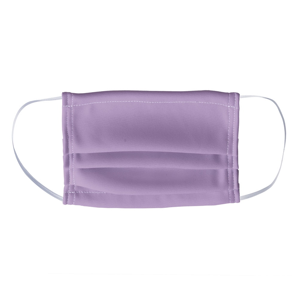 Solid Lilac Bloom 1-Ply Reusable Face Mask Covering, Kids