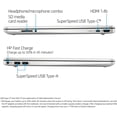 thumbnail image 4 of HP 15 15.6" FHD Laptop Computer, AMD Ryzen 3 3250U up to 3.5GHz, 4GB DDR4 RAM, 128GB SSD, 802.11AC WiFi, Bluetooth 5.0, Webcam, Type-C, HDMI, Silver, Windows 10 S, 64GB Flash Drive, 4 of 7
