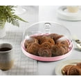 thumbnail image 2 of Godinger Cake Stand, Cake Plate Server with Dome, Metal Serving Tray and Shaterproof Acrylic Lid, 2 of 5