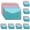 Light blue*8, variant on 2pcs Snap Button Document Bag Transparent File Holder for Office School and Business Use Plastic Organizer for Easy Document Storage