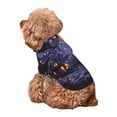 thumbnail image 5 of Xecao Mystery House Halloween Night Pattern Sweatshirts Winter Pet Dog Hoodie Puppy Coat Dog Sweaters Dog Clothes with Hat Dog Clothes Costume Outfit,Small Pets Wear-X-Large, 5 of 7