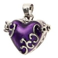 thumbnail image 2 of Colr de para mascotas con colgante de cremación de corazón que se puede abrir esmaltado, cadena de 20 " Zulema urna collares para cenizas, 2 of 8