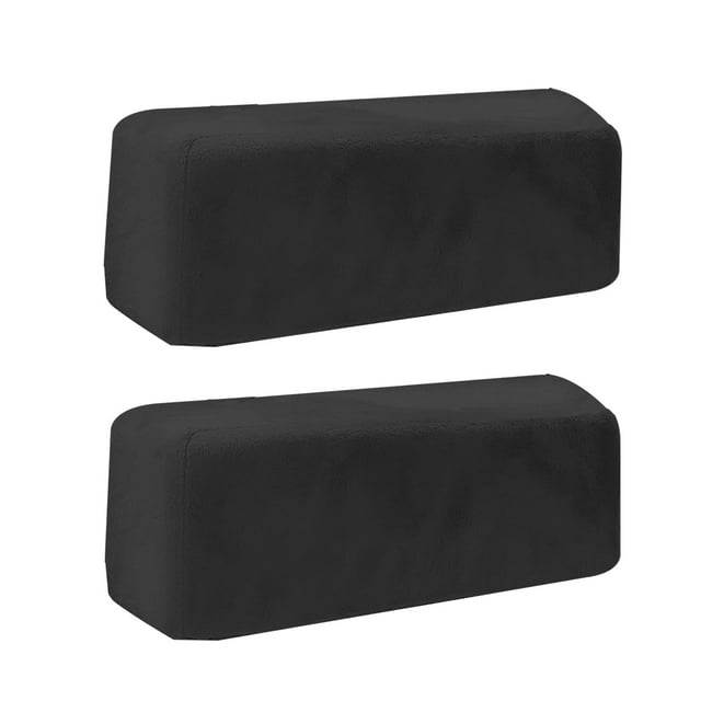 Rongfmy 2x Anti Slip Upgrade Memory Foam Washable for Swivel Chair Gaming Chair Black