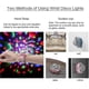 thumbnail image 4 of 2026 Mini Disco Ball Light Atmosphere Light Bracelet Sound Activated Led Stage Light Clock For Room Decor, Car, Birthday, 4 of 5