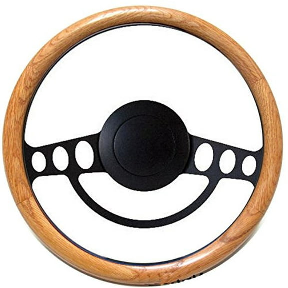 NEW!! Hot Rod Street Rod Rat Rod w/Ididit GM Column Real Oak Steering Wheel Kit