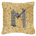 thumbnail image 7 of Carolines Treasures CJ2004-JPW1818 Letter J Musical Instrument Alphabet Canvas Fabric Decorative Pillow  18H x18W, 7 of 7