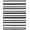 Black And White, Pattern 1, variant on ODIKA 8'x10' Washable Area Rug Durable, Non-Slip Striped Layering Design Bold Bands Alternating Evenly Spaced Lines for Living Room, Under Sectional, Family