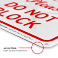 thumbnail image 6 of No Parking Active Driveway Sign, 10x7 Vinyl Sticker, 6 of 9
