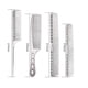 thumbnail image 2 of Space aluminum hair comb 4 metal hair combs Long and short hair combs black, 2 of 5