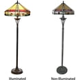 thumbnail image 2 of RADIANCE Goods Tiffany-Style 2 Light Mission Floor Lamp 18" Shade, 2 of 2