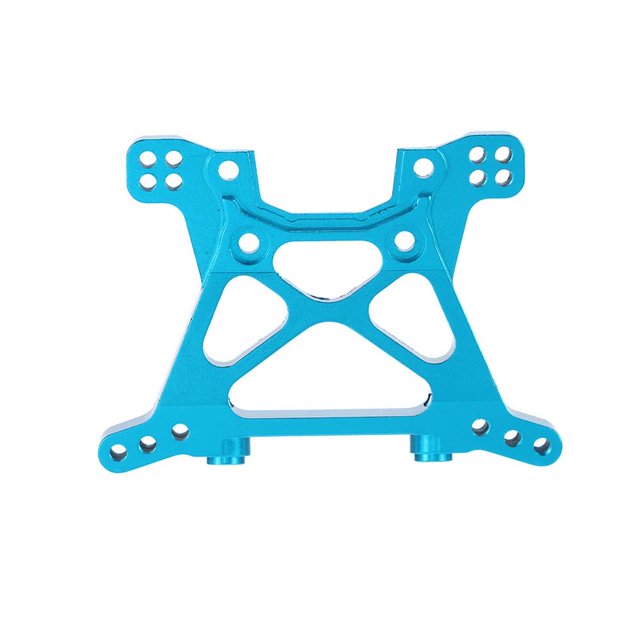 Amortiguador de aleación de aluminio Hugo para SLASH 4x4 Reemplace azul Torre de choque frontal