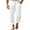 White, variant on UAMVSH Mens Cotton Linen Pants Casual Summer Fall Vacation Travel Pants Baggy Button Drawstring Beach Trousers with Pockets(X-LargeWhite)