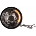 thumbnail image 5 of 7 faros redondos para motocicleta LED intermitentes luz azul universal, modelo: 24, 5 of 5