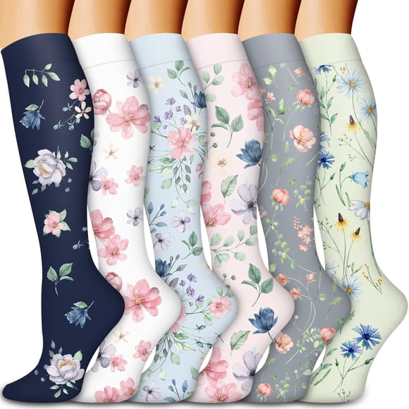 Calcetines de compresión Bluemaple Copper para mujer y hombre
