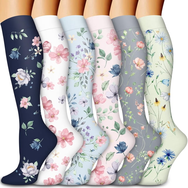 Calcetines de compresión Bluemaple Copper para mujer y hombre