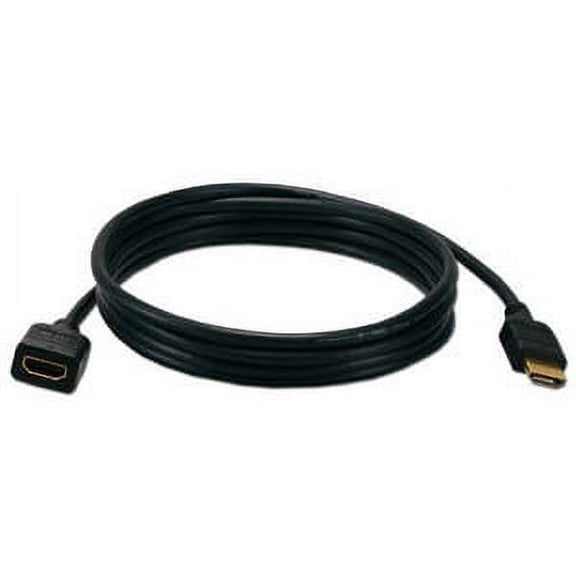 QVS HDMIXG-1M HDMI-Male to Female Cables Gold 1 Meter