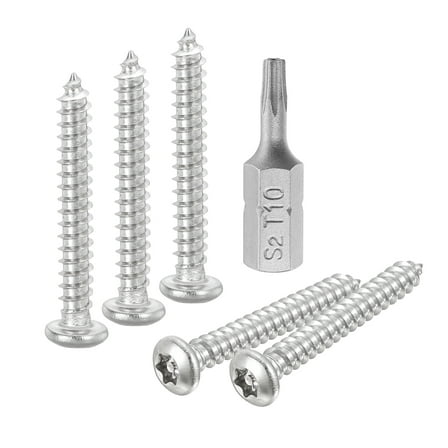 20pack M3 x 20mm Button Head Torx Security Sheet Metal Screws with T10 Bit