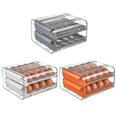 thumbnail image 1 of Boîte de Rangement pour Ufs 32 Compartiments Réfrigérateur Organisateur d'Ufs 2 Couches Conteneur de Cuisine, 1 of 3