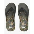 thumbnail image 4 of Quiksilver Men's Carver Print Flip Flop Sandals Green 1 - AQYL101240-GVJ1, 4 of 4