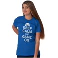 thumbnail image 3 of Vintage Keep Calm Video Game On Nerd Men's Graphic T Shirt Tees Brisco Brands X, 3 of 6