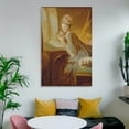 thumbnail image 6 of Posters for Room Aesthetic Jean-Honoré Fragonard Posters for Room Posters Art Print Wall Photo Paint Poster Hanging Picture Family Bedroom Decor Gift 12x18inch(30x45cm), 6 of 6