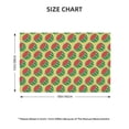 thumbnail image 2 of Rocae Summer Watermelon Printed Heat Resistant Place Mats,Classic Hemstitch Cloth Fabric Placemats Imitation Linen Place Mat Table Mats 18x12 inch, 2 of 5
