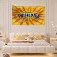 thumbnail image 4 of Funny Twisted Tea Tapestry 3X5FT University Residence Room Logo Fun Room Tapestry Party Outdoor Interior Decoration, 4 of 7