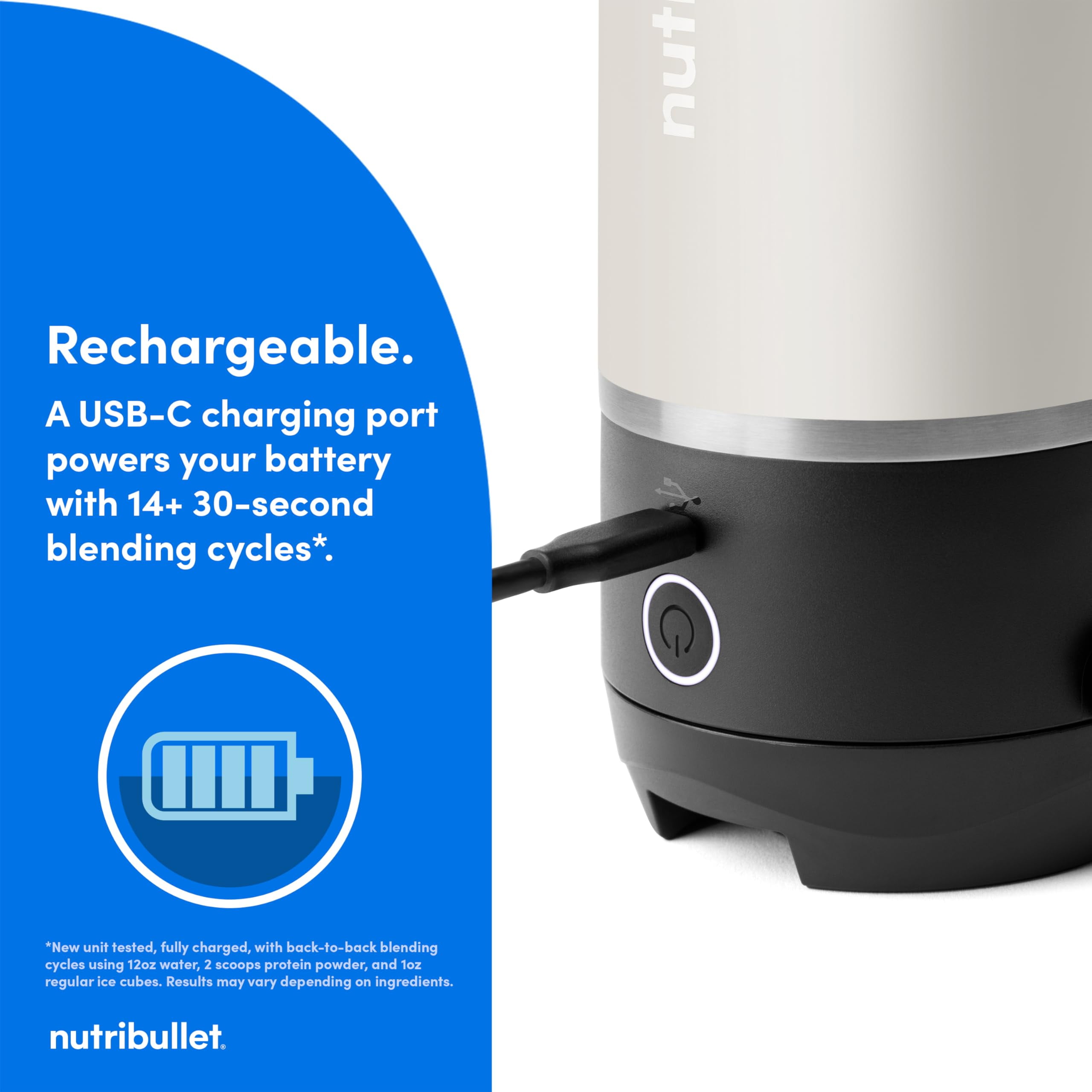 nutribullet Flip Portable Blender with Insulated Cup, Cordless