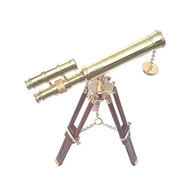 NauticalMart Télescope en Laiton sur Pied avec Support