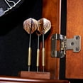 thumbnail image 6 of Chatham Wood Dartboard Cabinet with 18” Bristle Dartboard and Steel Tip Dart Set by Barrington Billiards, 6 of 12