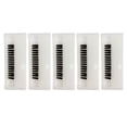 thumbnail image 4 of Hand Washing Scrub Brush White Plastic for Family Use 5Pcs 4.1x1.6in, 4 of 8