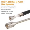 thumbnail image 2 of Cable coaxial MOOKEERF CB RG8X de 18 pies con PL-259 y FME/PL259, 2 of 7