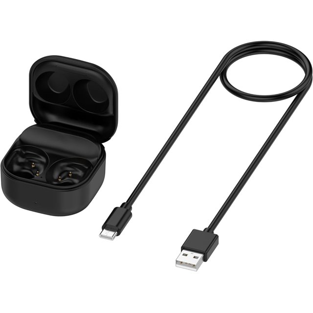 KOMI Charging Case Compatible for Samsung Galaxy Buds FE R400 Wireless Charger Case Box Cradle Replacement Compatible with Galaxy Buds FE Wireless Bluetooth Earbuds Charger with USB-Type C Cable