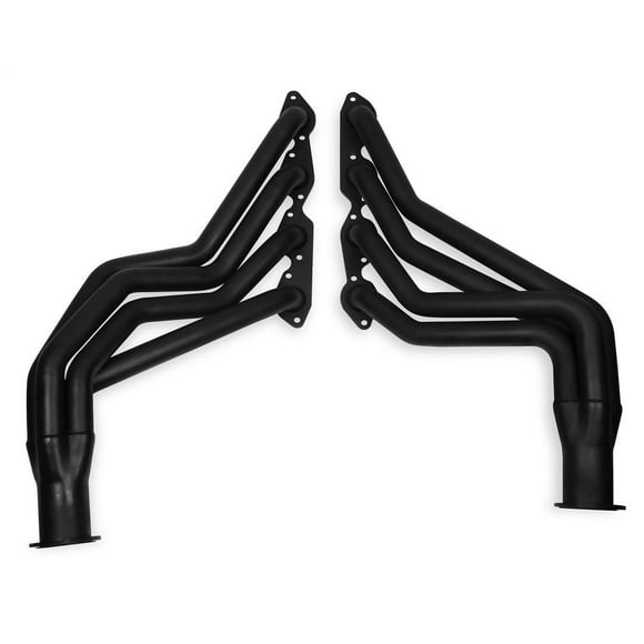 Flow Tech Tête d'Échappement 11530FLT pour Moteurs Chevy de 396-454 Pouces Cubes; Sortie de Châssis; Tubes Primaires de 1-3/4 Pouce de Diamètre; Collecteurs de Diamètre de 3 Pouces; Acier Peint Noir