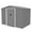 Gray#4, variant on Outdoor Storage Shed 8x6 FT Outdoor Tool Storage Shed with Metal Foundation & Lockable Doors, All Weather Metal Sheds for Garden, Patio, Backyard, Lawn, Gray,Small Storage Shed