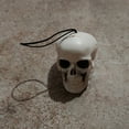 thumbnail image 5 of Halloween Simulation Prop Head Bar Atmosphere Decoration Ornament Desktop Ornament With Rope Decorative Hanging Suitable For Bars Restaurants Living Rooms Rooms And Others Home White 6X4cm, 5 of 5