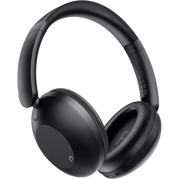 Swiifome Active Noise Canceling Headphones, over Ear Foldable Headphones with Mic, 60 Hours Play Time on Ear Bluetooth Headsets with Deep Bass, with HiFi Audio for Music