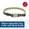 thumbnail image 2 of Collar para perro, cinta costera, cachemir rosa, ajustable de 2 a 30 cm, 2 of 7