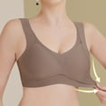 thumbnail image 4 of Everyday Bras for Women Womens Bra 36c Sports Bras for Women Non Removable Pads Skin Tone Bra Underwire Bras for Women Running Girl Bra Womens Bras Comfortable Support Women Bras plus Size Coffee M, 4 of 7