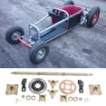 thumbnail image 4 of Kit De Eje Trasero Go Kart, Resistente A Impactos, Alta Resistencia, Estabilidad Mejorada, Conjunto De Eje Trasero Go Kart De 23 Piezas Con Base Para Triciclos De Deriva, 4 of 7