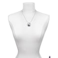 thumbnail image 3 of Delight Jewelry Resin Purple Panda Bear Hero Ring Charm Necklace, 18", 3 of 4