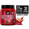 BSN N.O Xplode Pre-Workout Powder, Fruit Punch, 30 servings