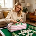 thumbnail image 5 of Mahjong Rack Storage Mahjong For Mah Jong Tile With Zipper For Tiles And Rack Storage Home Textile Storage 21 X 6.5 X 2 Inches Home Decor, 5 of 5