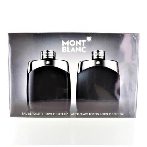 MONT BLANC LEGEND MEN 2 PIECE GIFT SET 3.3 OZ EAU DE TOILETTE SPRAY