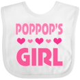 thumbnail image 3 of Inktastic Poppop Girl Granddaughter Girls Baby Bib, 3 of 4